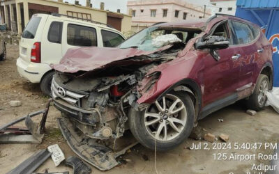 HYUNDAI SANTA FE (2014)-GANDHIDHAM ADIPUR,GUJRAT, (WITH RC)