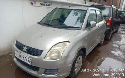 MARUTI SWIFT (2008)-VADODARA,GUJRAT, (WITH RC) FLOOD LOSS C