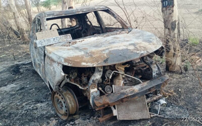 MAHINDRA KUV 100 (2017)-BHIWANI,HARYANA, (WITHOUT RC) (FIRE)