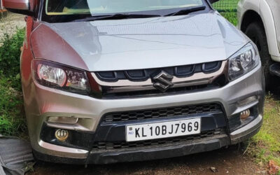 MARUTI VITARA BREZZA VDI AMT (2019)-KOZHIKODE,KERALA, (WITH RC) FLOOD