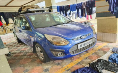 FORD FIGO (2012)-VIJAYAWADA,ANDHRA PRDESH, (WITH RC) FLOOD