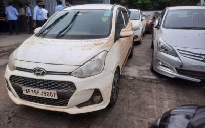 HYUNDAI GRAND I10-ASTA 1.2 BSIV (2018)VIJAYAWADA,ANDHRA PRADESH, (WITH RC) FLOOD