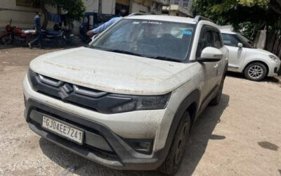 MARUTI BREZZA LXI CNG (2023)AHMEDABAD,GUJARAT, (WITH RC) FLOOD