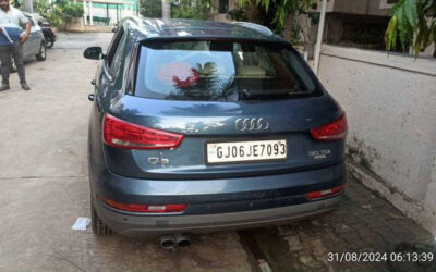 AUDI Q3 (2015)–VADODARA,GUJARAT, (WITH RC) FLOOD