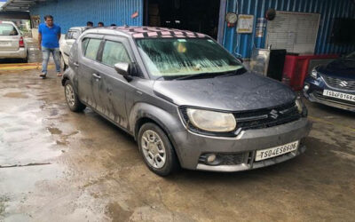 MARUTI IGNIS DELTA (2017)-KHAMMAM,TELANGANA, (WITH RC) TELANGANA FLOOD