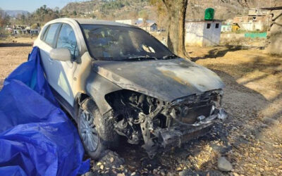 MARUTI S CROSS (2022)-MENDHAR POONCH,JAMMU KASHMIR, (WITHOUT RC) FIRE