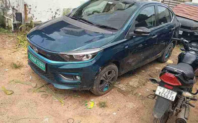 TATA TIGOR EV XZ+ (2022)-VADODARA,GUJARAT, (WITH RC) Baroda Flood