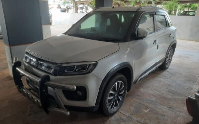 MARUTI VITARA BREZZA (2022)-VIJAYAWAD,ANDHRA PRADESH, (WITH RC) FLOOD