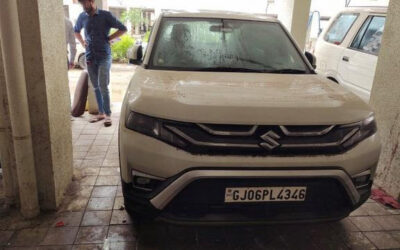 MARUTI VITARA BREZZA (2023)-VADODARA,GUJRAT, (WITH RC) Baroda FLOOD