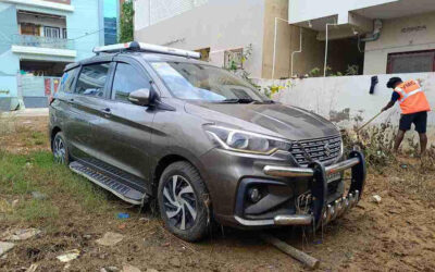 MARUTI SMART HYBRID ERTIGA ZXI (2021)–VIJAYAWADA ,ANDHRAPRADESH, (WITH RC) FLOOD