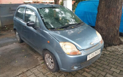 CHEVROLET SPARK 1.0 S (2008)VADODARA,GUJARAT, (WITH RC) BARODA FLOOD