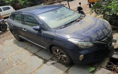 TOYOTA GLANZA (2020)  VIJAYAWADA,ANDHRA PRADESH, (WITH RC) South Flood