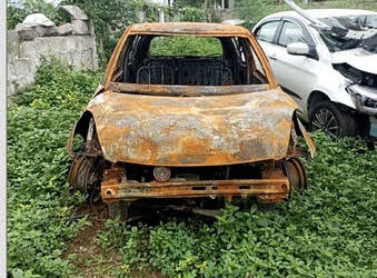 (MARUTI SWIFT (2016)TIRUPATHI ,ANDHRAPRADESH, (WITHOUT RC) FIRE