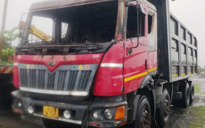 MAHINDRA TORRO (2015)-Surat,Gujarat, (WITH RC) FIRE