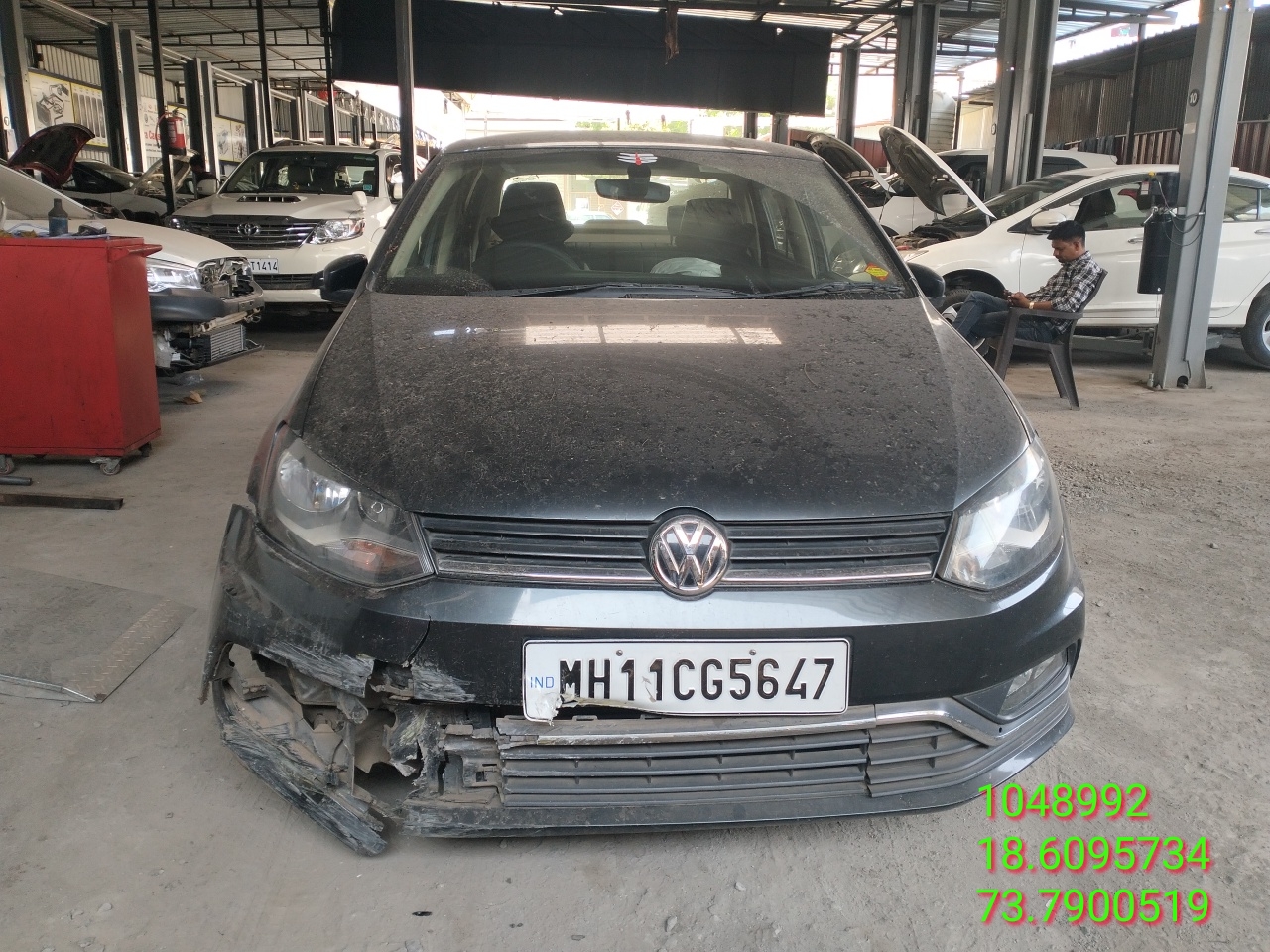 VOLKSWGANE AMEO 1.5 HIGHLINE MT,2017,Diesel,PUNE,MH(WITH RC)