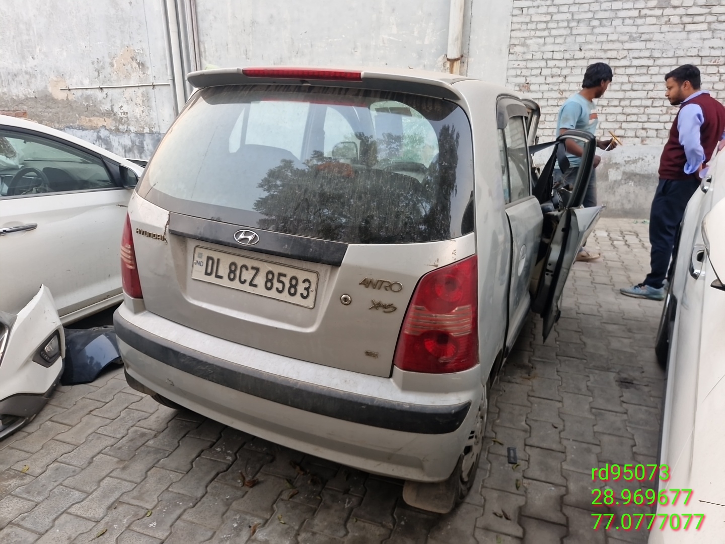 HYUNDAI SANTRO MAGNA ,CNG,2013,INSURE,TS(WITHOUT RC)