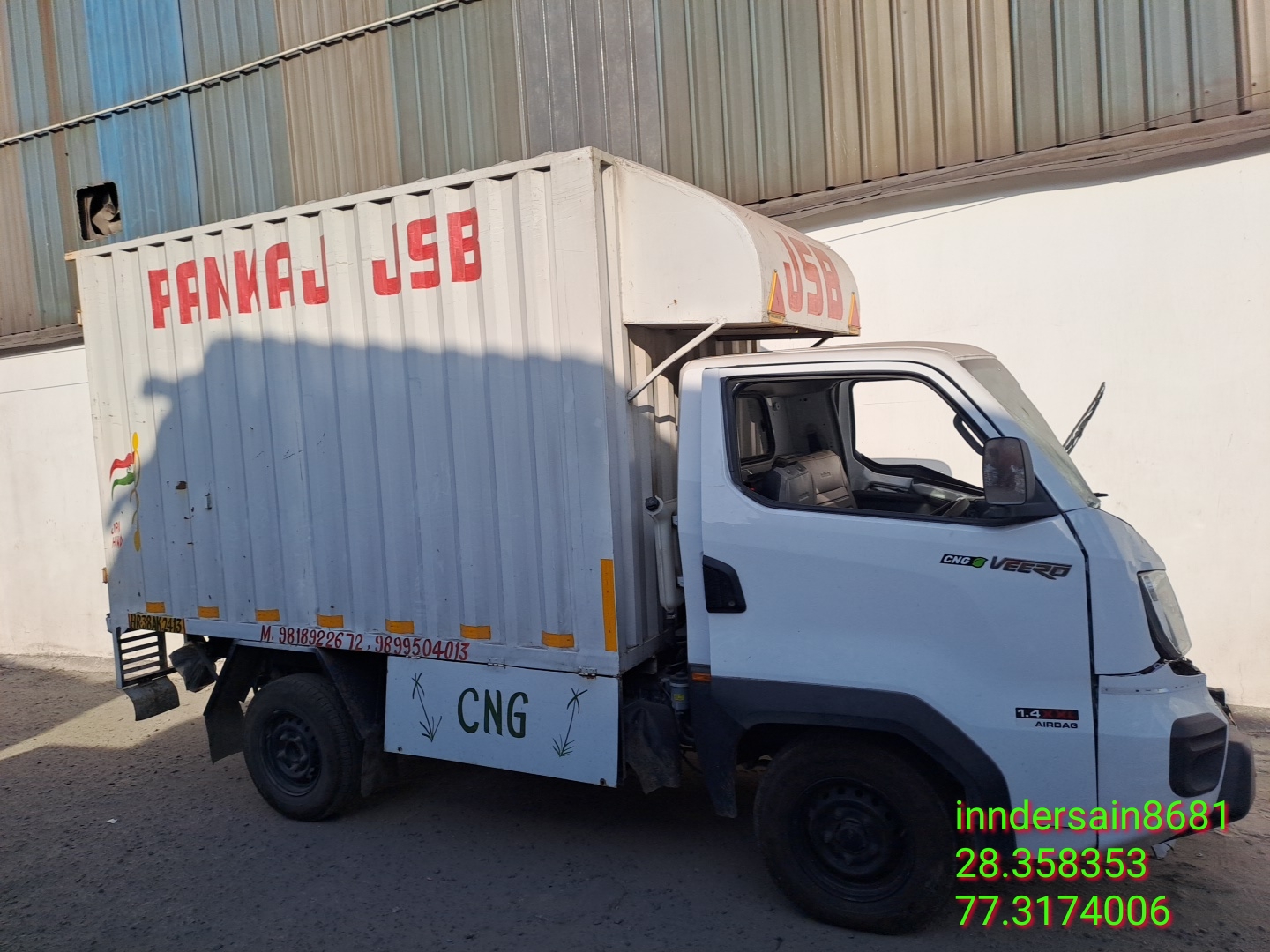 MAHINDRA VEERO XXL SD V4 CNG PICKUP VAN,2025,CNG,FARIDABAD,HR(WITH RC)