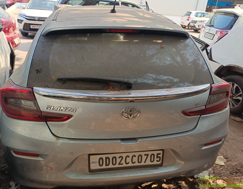 TOYOTA GLANZA V AMT,2022,PetrolCUTTACK,OD(WITHOUT RC)