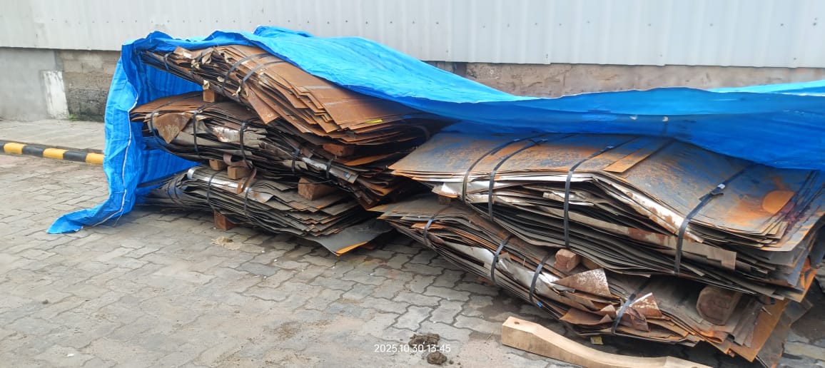 MANAKSIA COATED METALS & INDUSTRIES LIMITED CR Coils 6120 Kgs + 6212 Kg Total 12332 Kg ANJAR GUJARAT