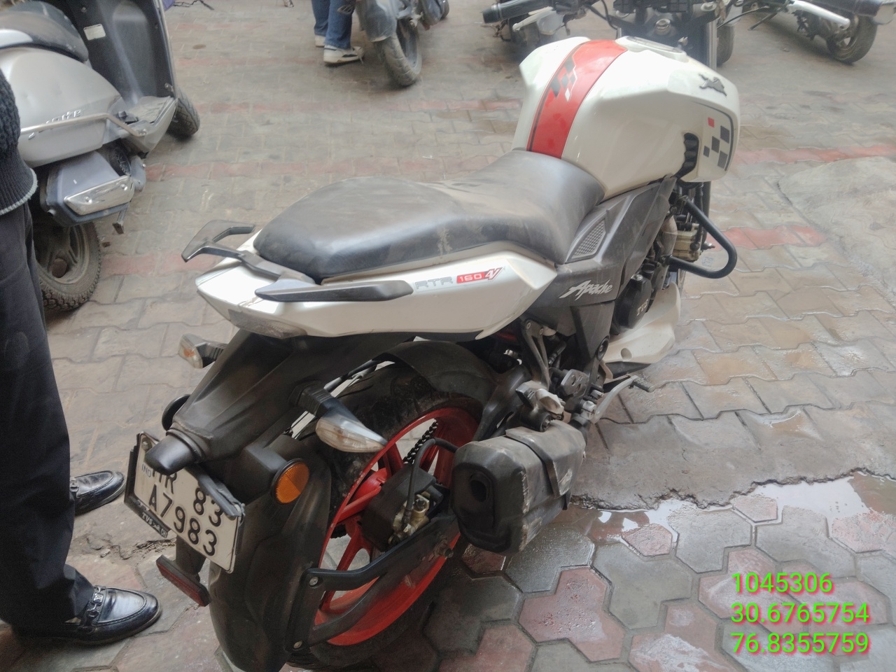TVS APACHE RTR 160 4V DISC SPL EDTN,2023,Petrol,PANCHKULA,HR(WITH RC)