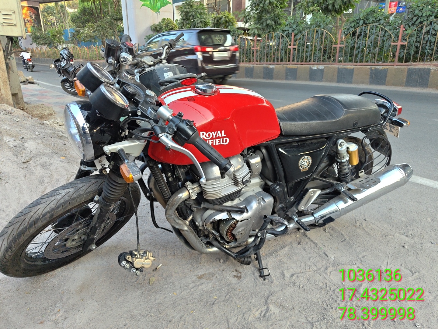 ROYAL ENFIELD CONTINENTAL GT 650 CUSTOM,2024,Petrol,HYDERABAD TS(WITH RC)