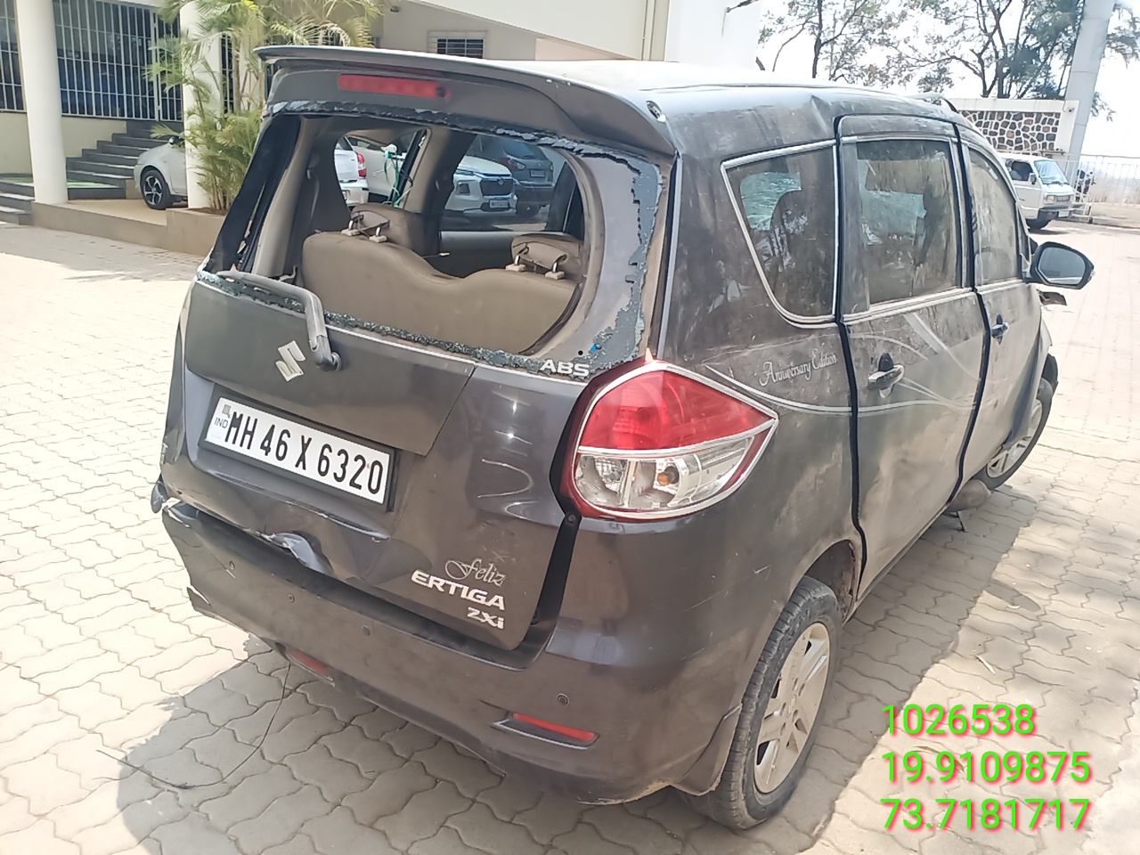 MARUTI ERTIGA ZXI,2013,Petrol,NASHIK,MH(WITHOUT RC)