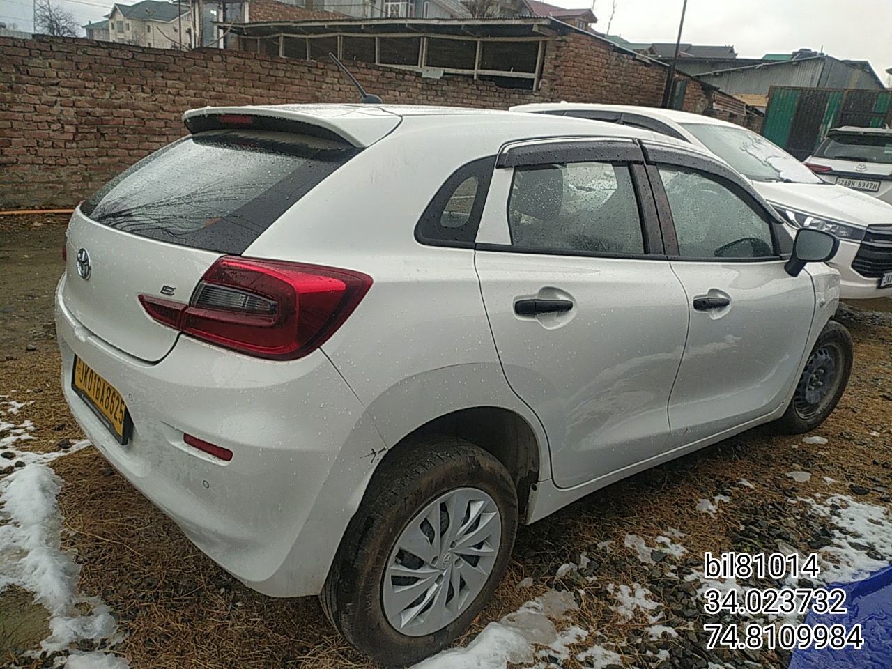 TOYOTA GLANZA E,2025,Petrol,SRINAGAR,JK(WITHOUT RC)