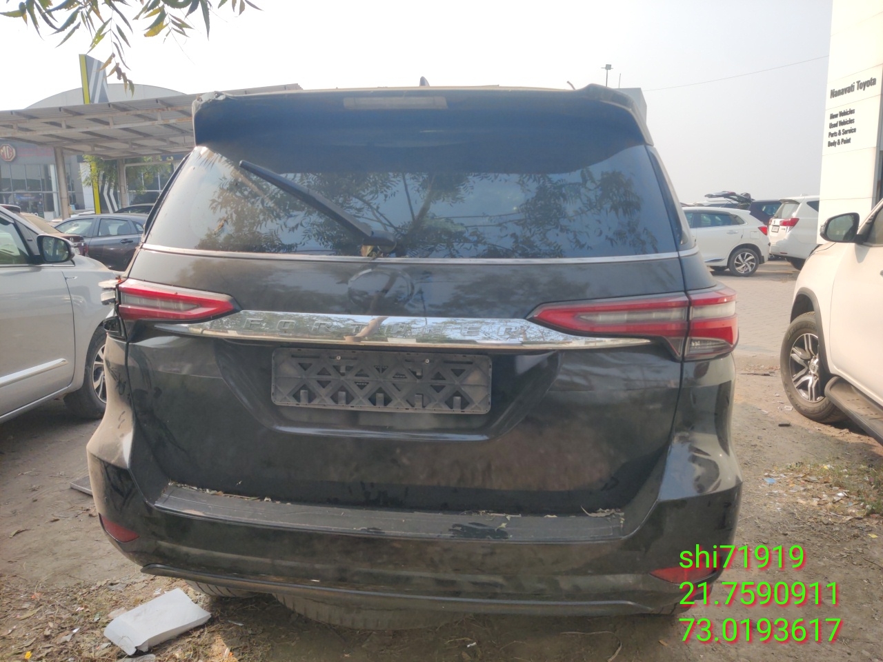 TOYOTA FORTUNER AT,2022,Diesel,SURAT,GJ(WITH RC)
