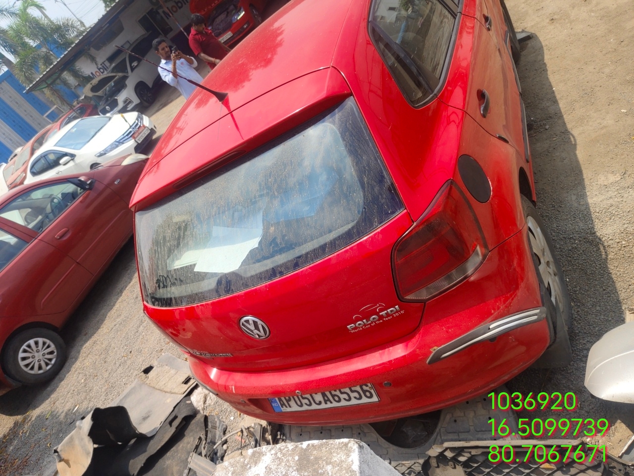VOLKSWGANE POLO TRENDLINE ,DIESEL,2011,Vijayawada,AP(WITH RC)