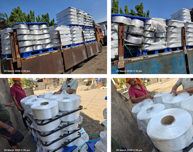 Qwik Supply Chain Pvt Ltd, Polyester Partially Oriented Yarn POY R Super Bright Trilobal 0235 072 6304.620 Kg Approx