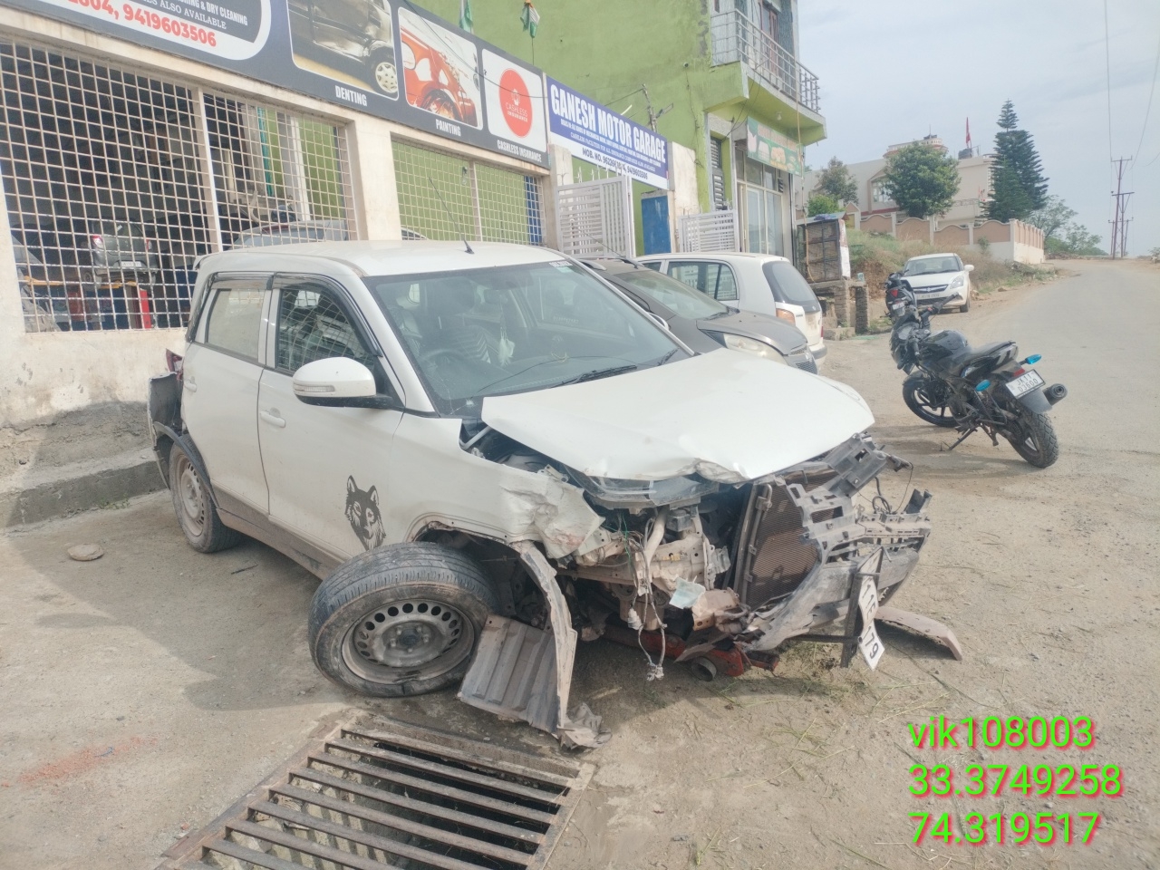 MARUTI VITARA BREZZA 1.5 LXI,2021,Petrol,RAJOURI,JK(WITHOUT RC)