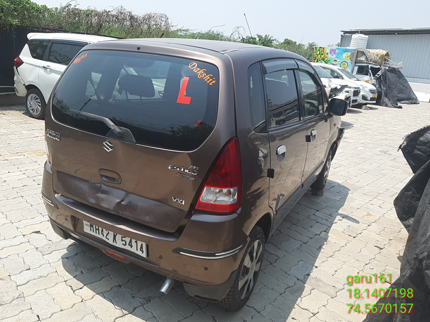 MARUTI ZEN ESTILO VXI,2013,Petrol,BARAMATI,MH(WITH RC)