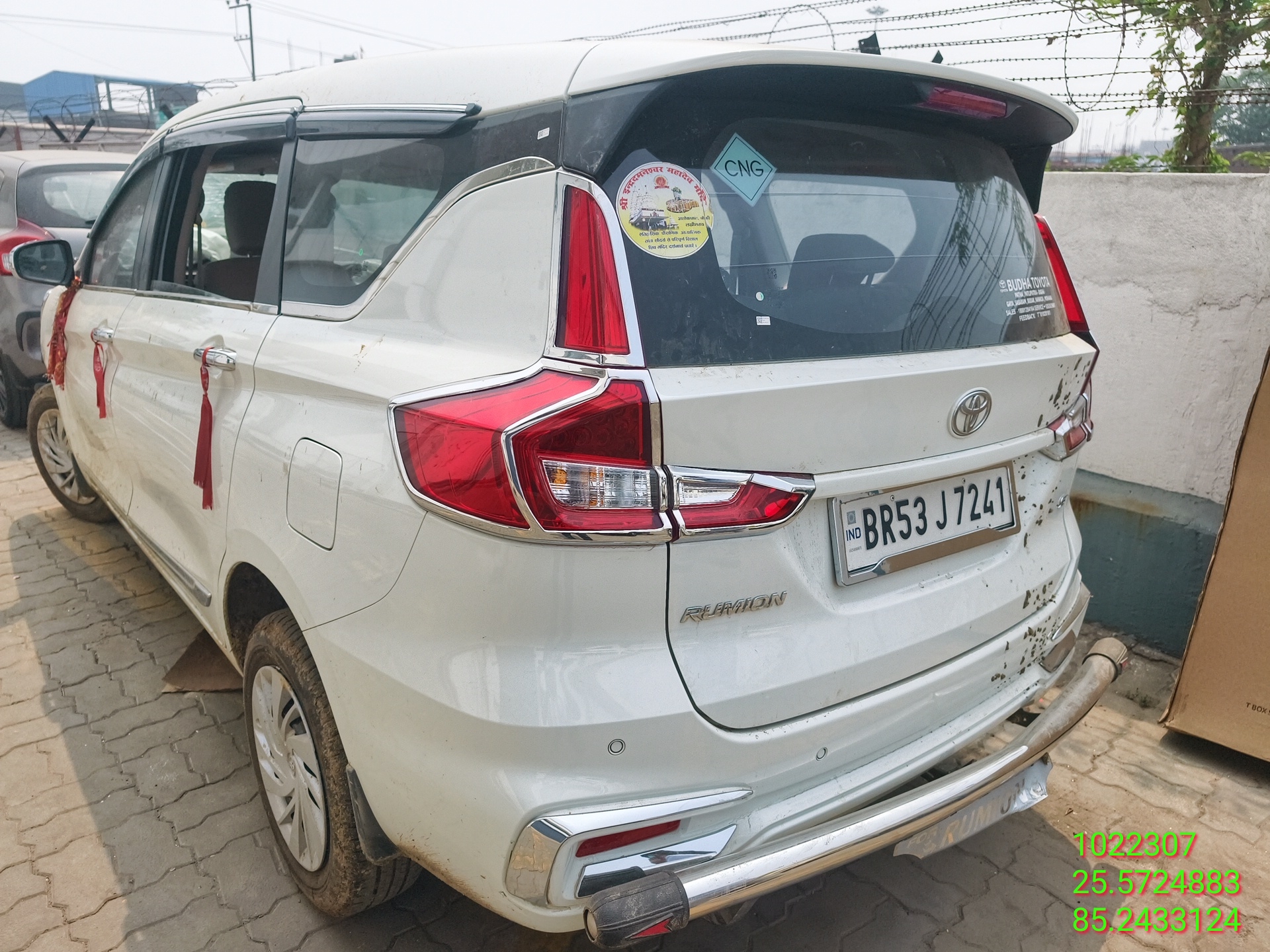 TOYOTA RUMION S MT CNG,2026,CNG,PATNA,BR(WITH RC)