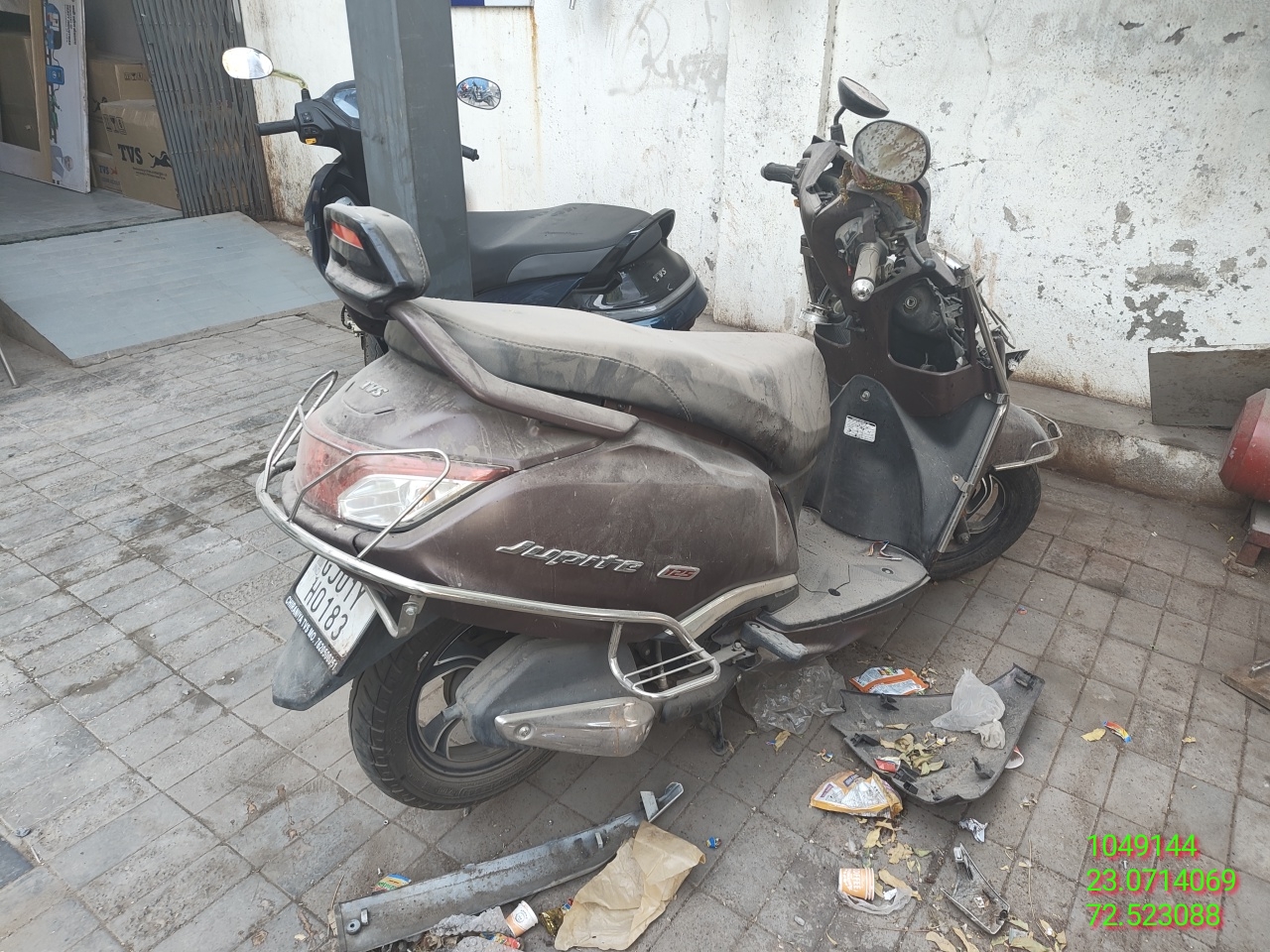 tvs JUPITER 125 SMARTXONNECT DISC,2025,Petrol,AHMEDABAD,GJ(WITH RC)