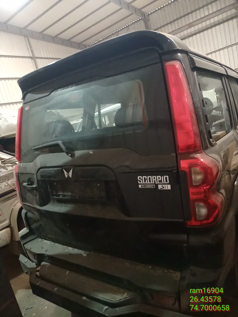MAHINDRA SCORPIO CLASSIC S11 7 STR,2024,Diesel,Ajmer,RJ(WITH RC)