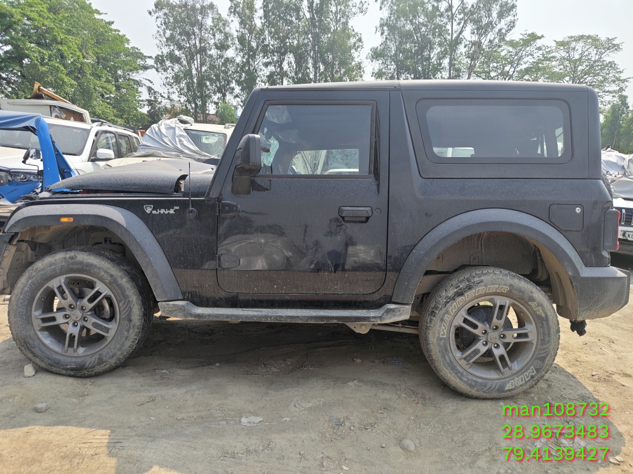MAHINDAR THAR LX HARD TOP 4WD ,DIESEL,2023,RUDRAPUR,UK(WITH RC)