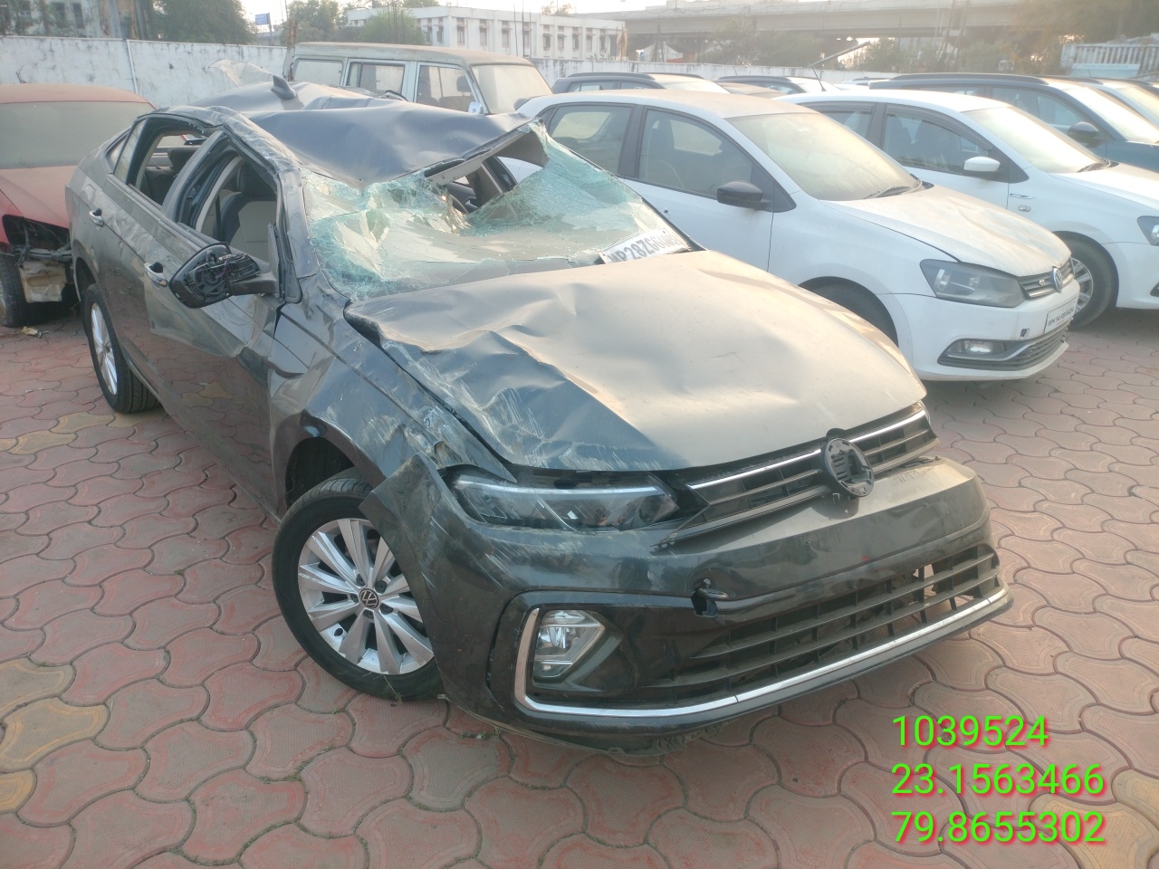 VOLKSWGANE VIRTUS TSI HIGHLINE MT,2024,Petrol,JABALPUR,MP(WITHOUT RC)