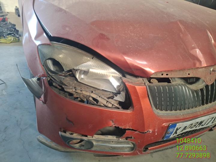 SKODA FABIA AMBIENTE 1.2 MPI,2008,Petrol,BANGALORE,KA(WITHOUT RC) - Image 4