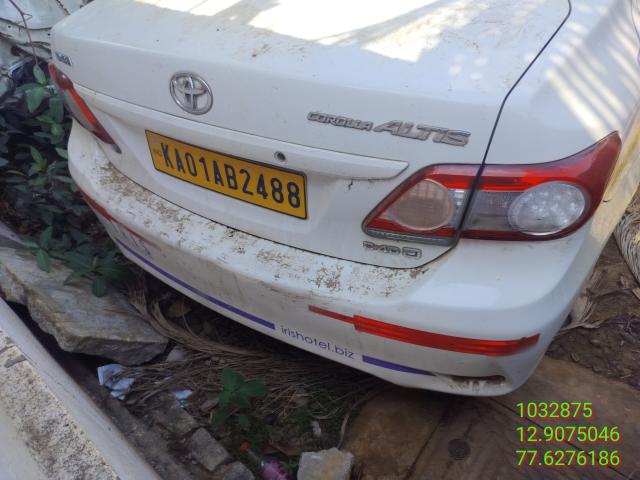 TOYOTA COROLLA ALTIS D,2012,Diesel,BANGALORE,KA(WITH RC)