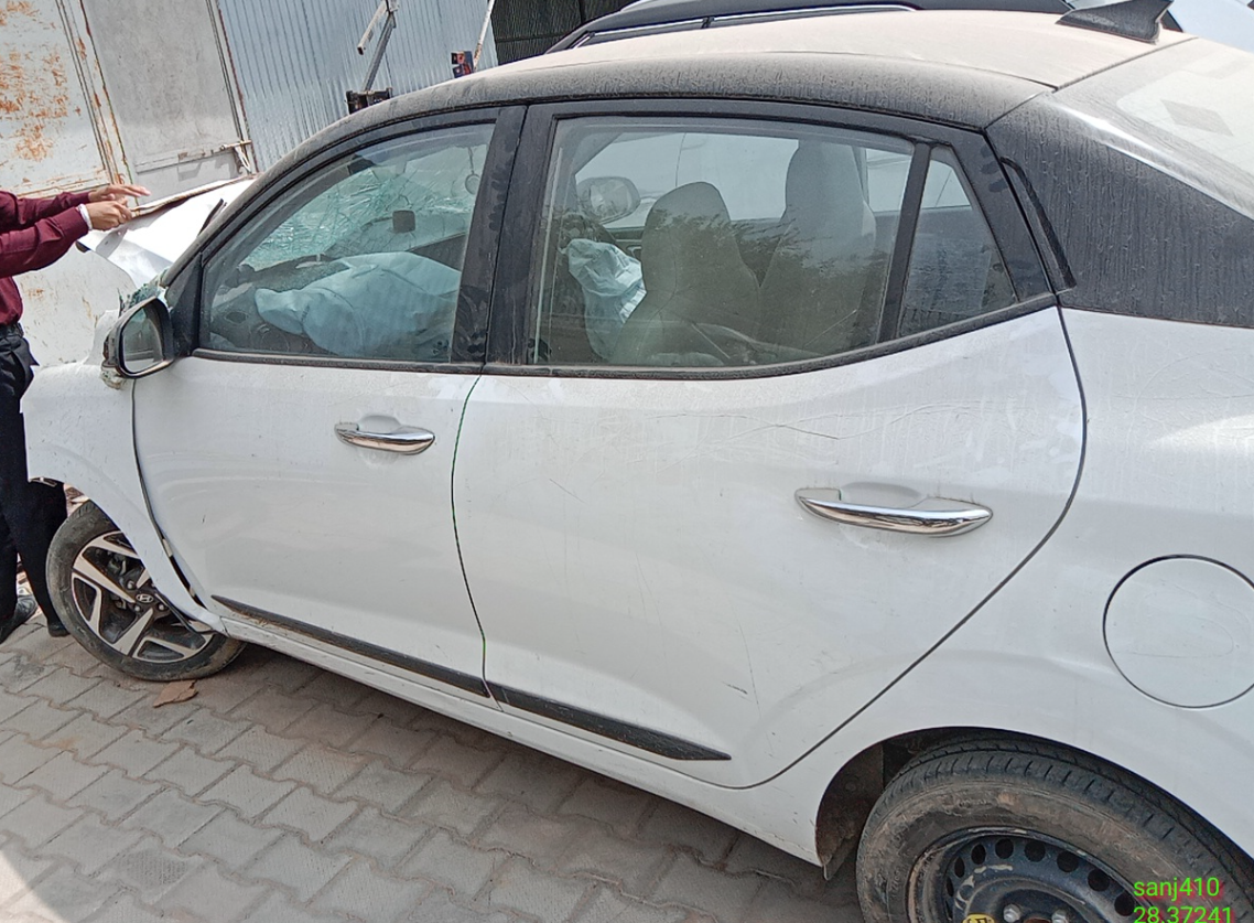 HYUNDAI AURA 1.2 KAPPA SX MT,2023,CNG,GURUGRAM,HR(WITH RC)