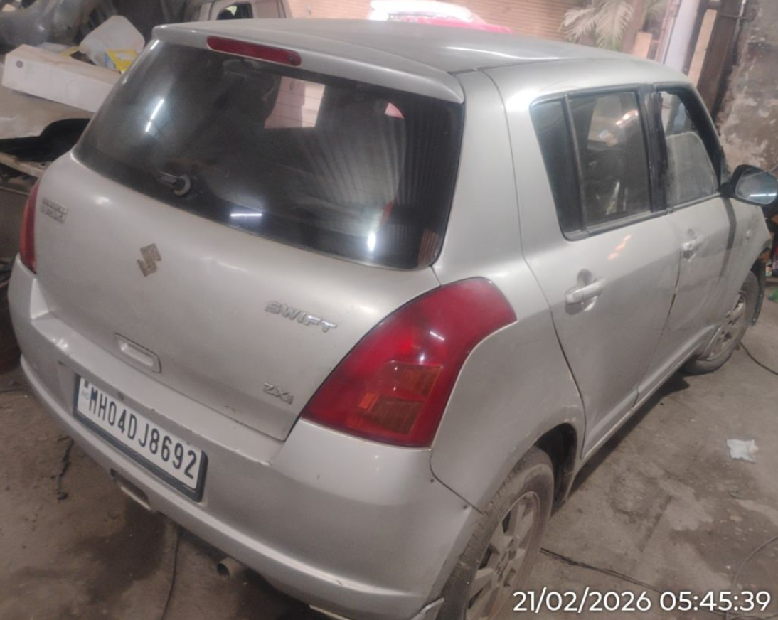MARUTI SWIFT ZXI,2008,Petrol,THANE,MH(WITHOUT RC)
