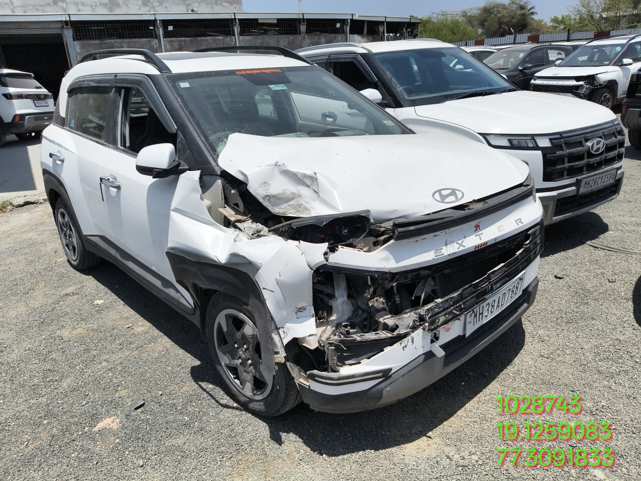 HYUNDAI EXTER 1.2 SX ,Petrol,2024,NANDED,MH(WITH RC)