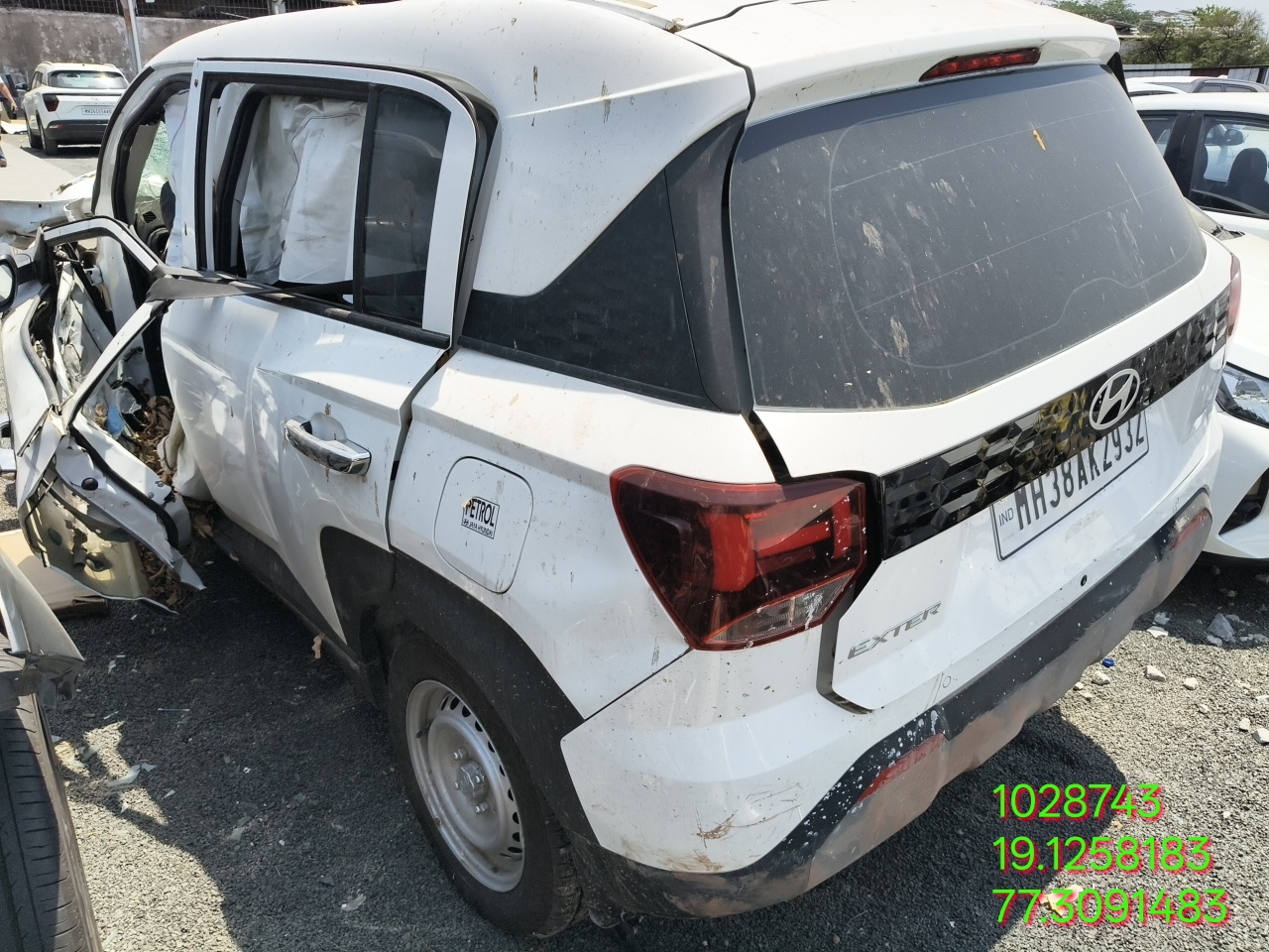 HYUNDAI EXTER 1.2 EX,Petrol,2025,NANDED,MH(WITHOUT RC)