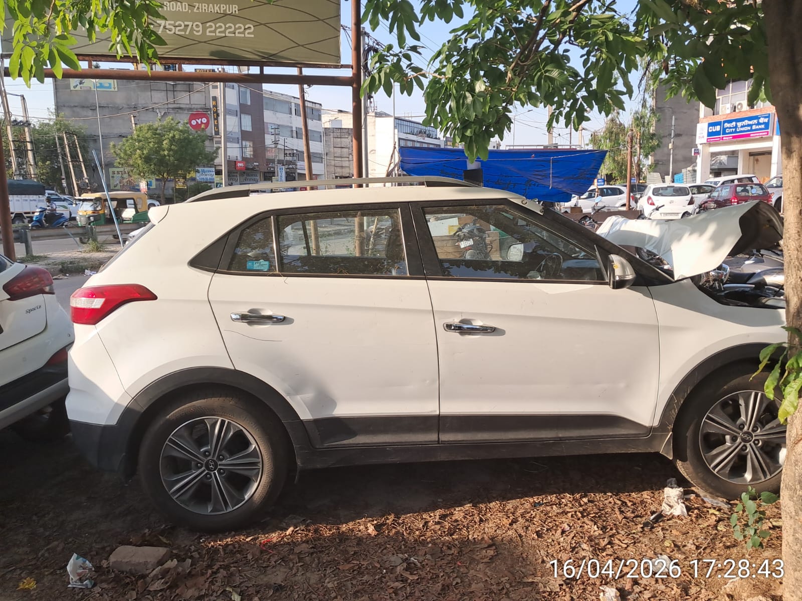 HYUNDAI CRETA 1.6 CRDI SX PLUS AT,2018,Diesel,ZIRAKPUR,PB(WITHOUT RC)