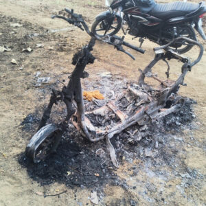 OLA S1 PRO (2024)-Nanded,MAHARASHTRA, (WITHOUT RC) FIRE