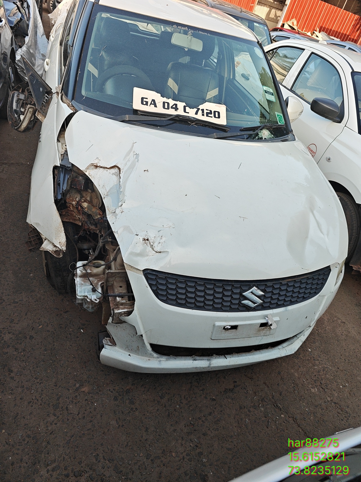 MARUTI SWIFT VXI,2013,Petrol,MAPUSA,GA(WITH RC)
