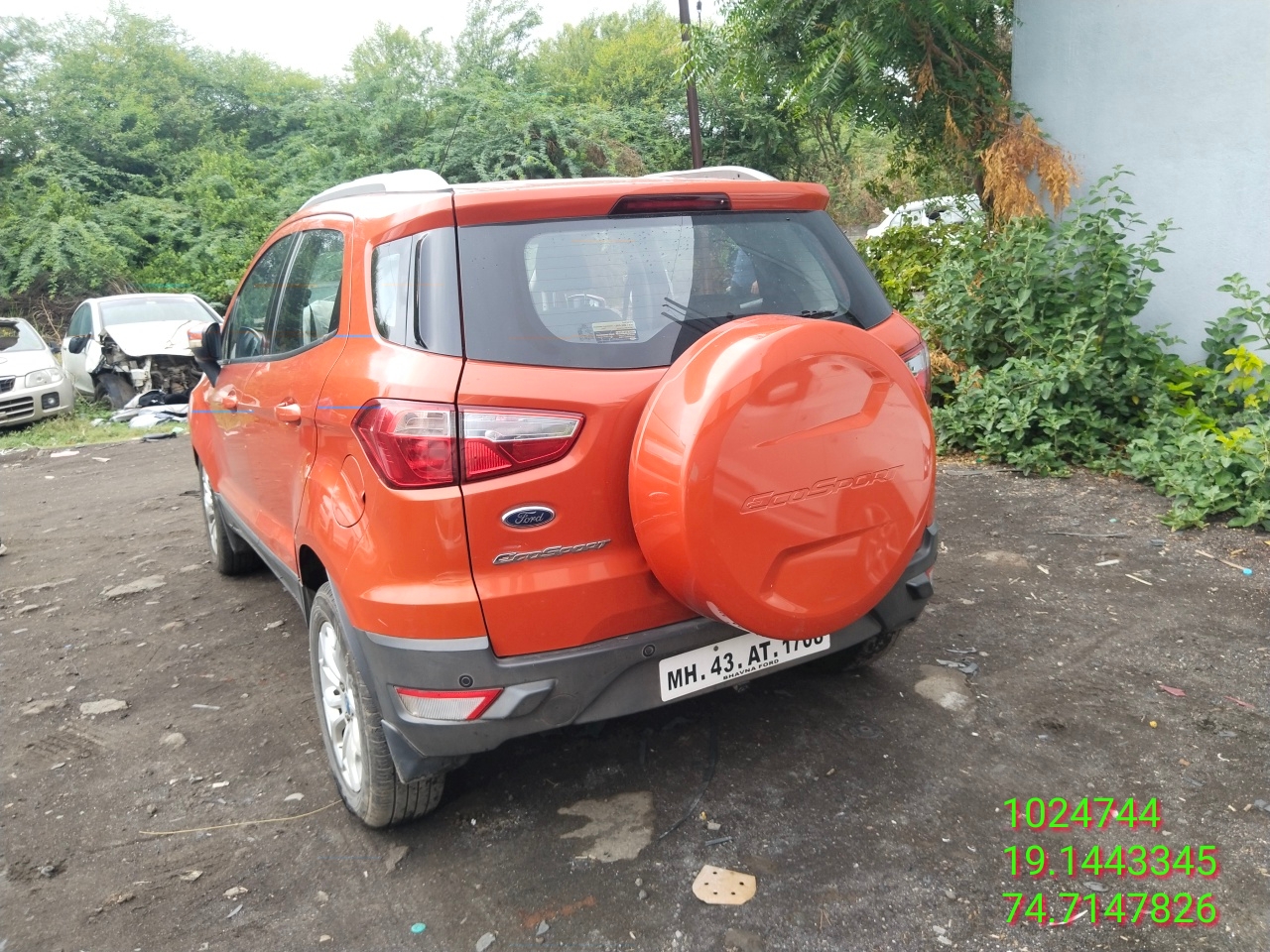 FORD ECOSPORT 1.5 TITANIUM AT,2015,Diesel,AHILYANAGAR,MH(WITH RC)