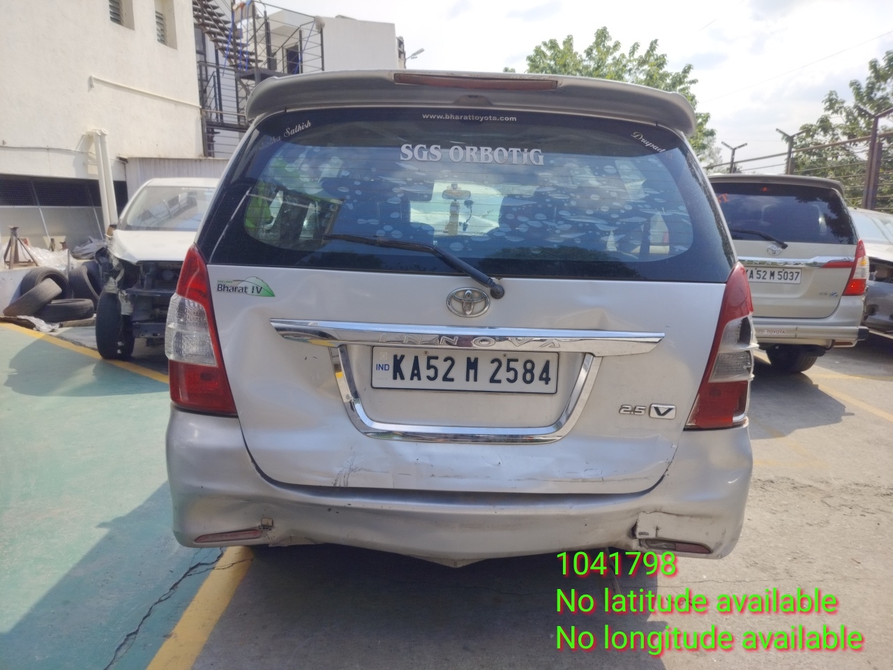 TOYOTA INNOVA 2.5 V,2012,Diesel,BANGALORE,KA(WITHOUT RC)