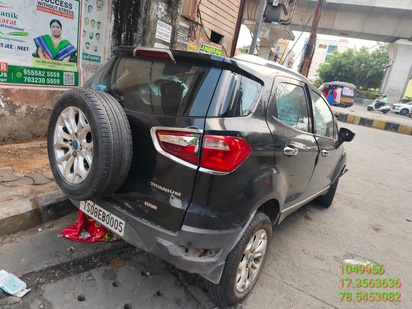 FORD ECOSPORT 1.5 TDCI TITANIUM PLUS,2014,Diesel,HYDERABAD,TS(WITHOUT RC)
