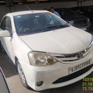 TOYOTA ETIOS GD,2012,Diesel,SURAT,GJ(WITHOUT RC)